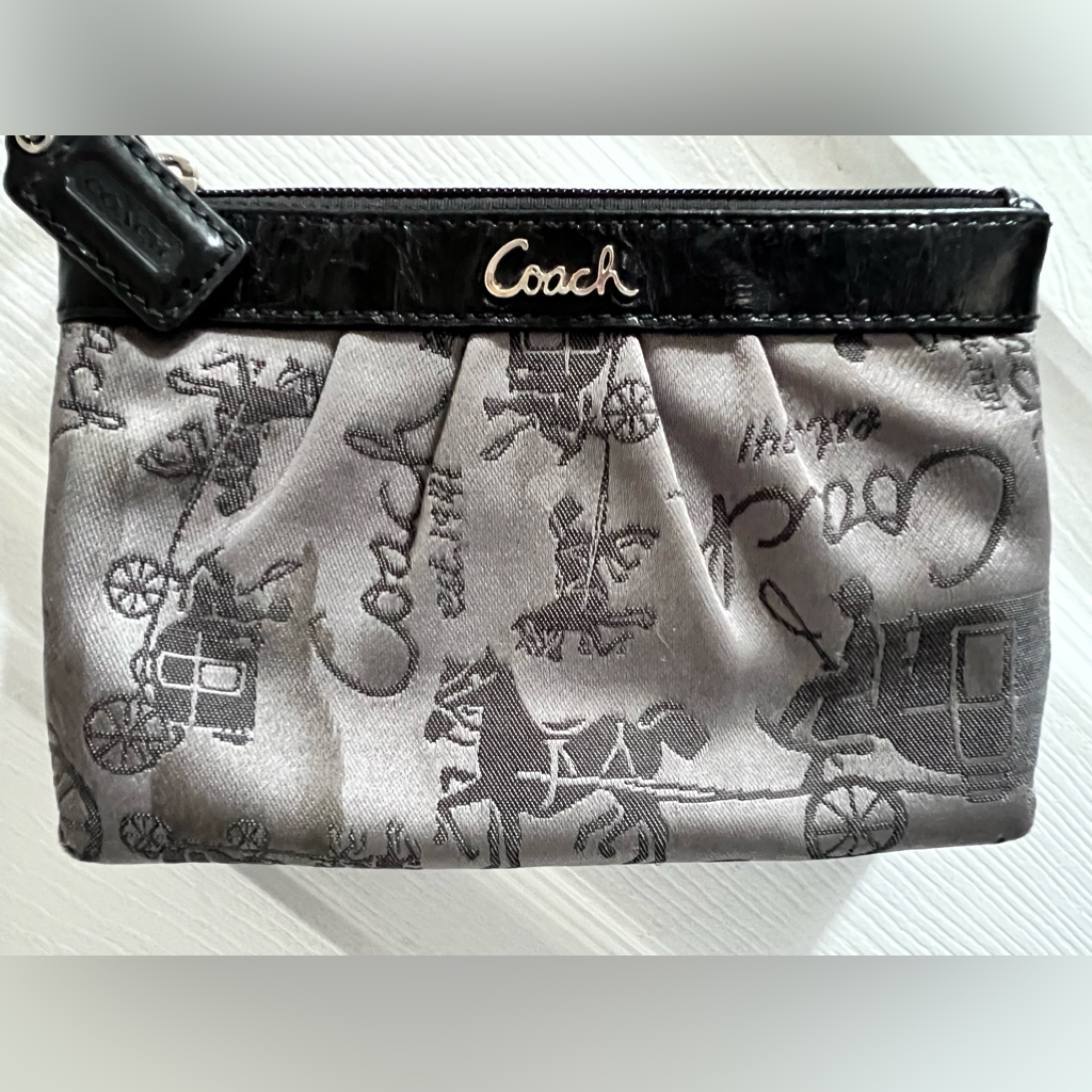 Coach Wristlet With Coach Tag
